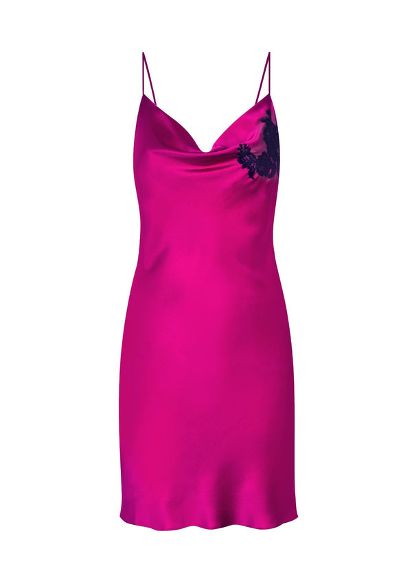 pink silk slip dress  - Gilda & Pearl Juliete Slip Dress