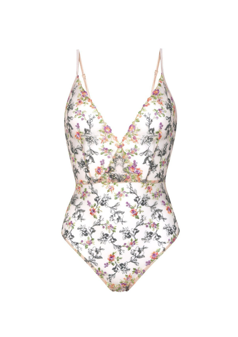 Gilda & Pearl Bodysuit | Embroidered Luxury Lingerie and Loungewear