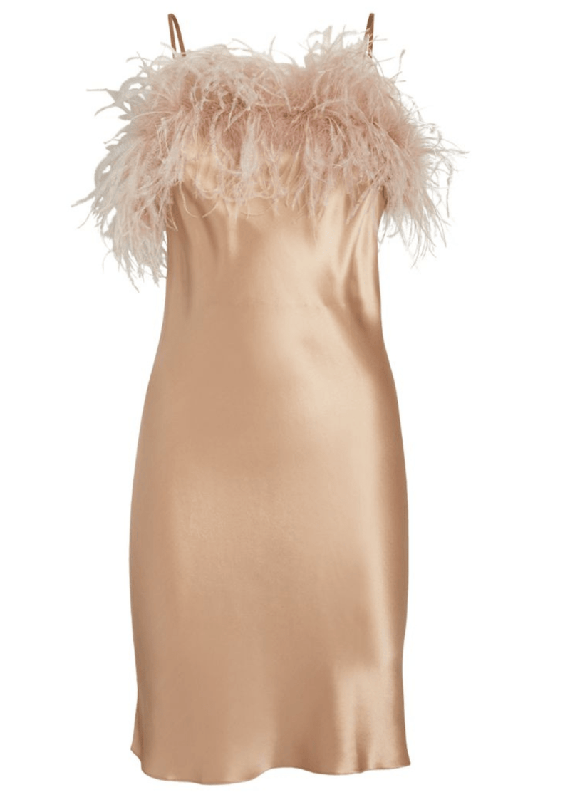 Luxury Silk Slip Dress - Gold Silk Dress - Gilda & Pearl M ( pre-order 1 week) / Cashmere Luxury Silk Slip Dress - Gold Silk Dress - Gilda & Pearl M ( pre-order 1 week) / Cashmere