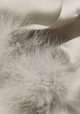 Gilda & Pearl Kitty Silk and Feather Robe