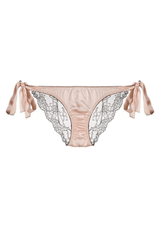 Gilda & Pearl knicker Pink lace Tie-Side Knicker