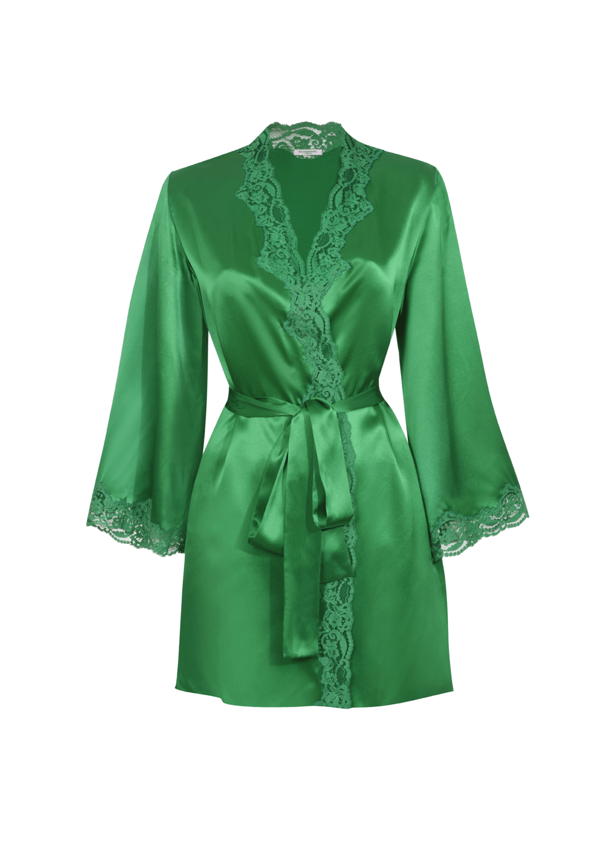 Green Silk Robe - Gilda & Pearl | Luxury Loungewear
