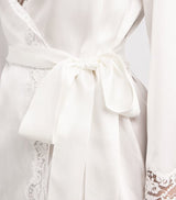 Gilda & Pearl Robe In My Boudoir Silk Short Robe