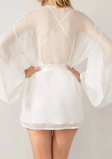 Gilda & Pearl Robe One Size / Ivory Ava Sheer Robe