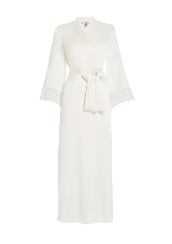 Gilda & Pearl Robe Rita Bridal Silk Long Robe