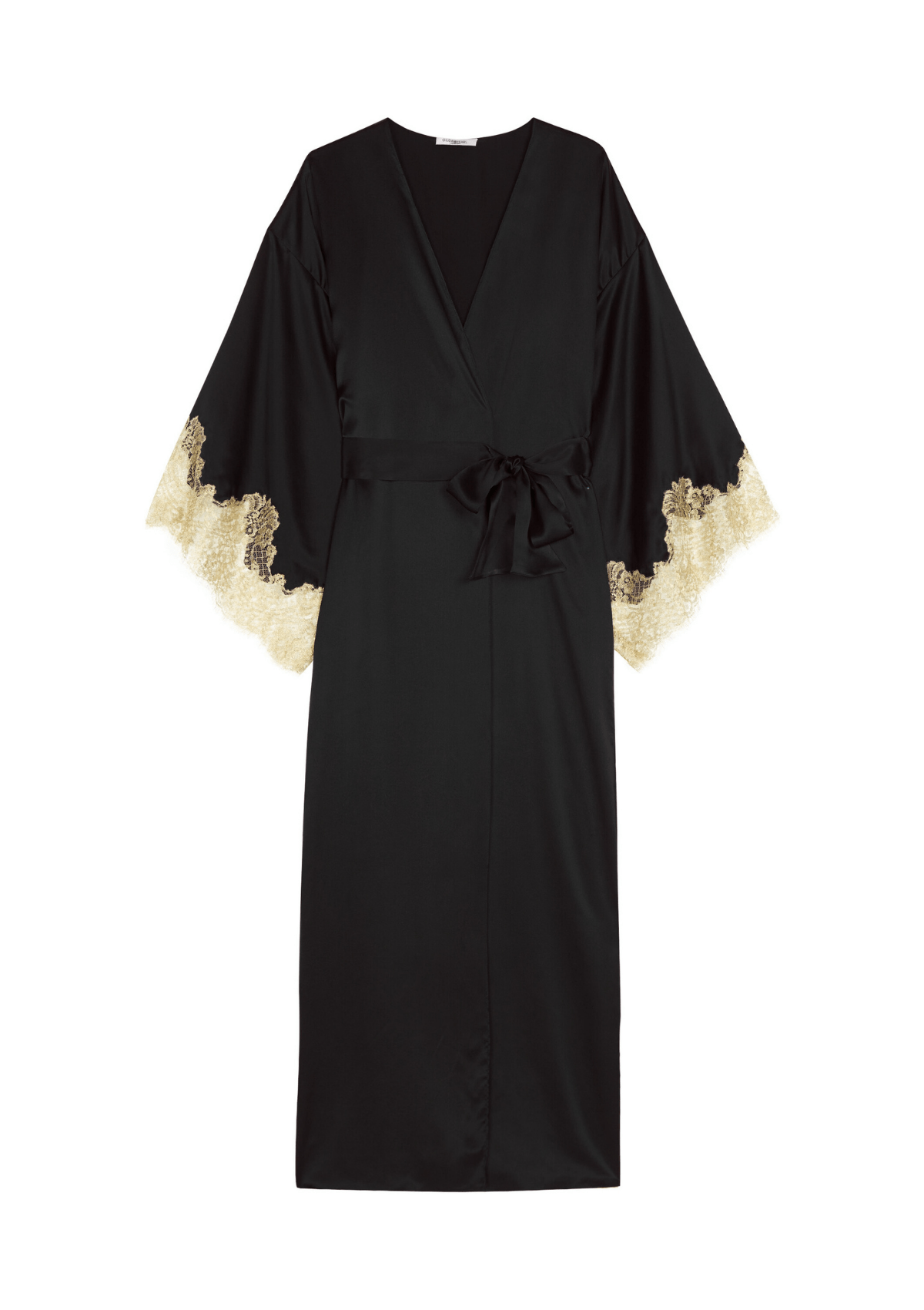 Long Black Silk Robe | Luxury silk nightwear made in London – Gilda & Pearl