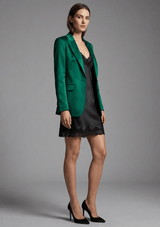 Gilda & Pearl Slip In My Boudoir Silk Short Slip Black