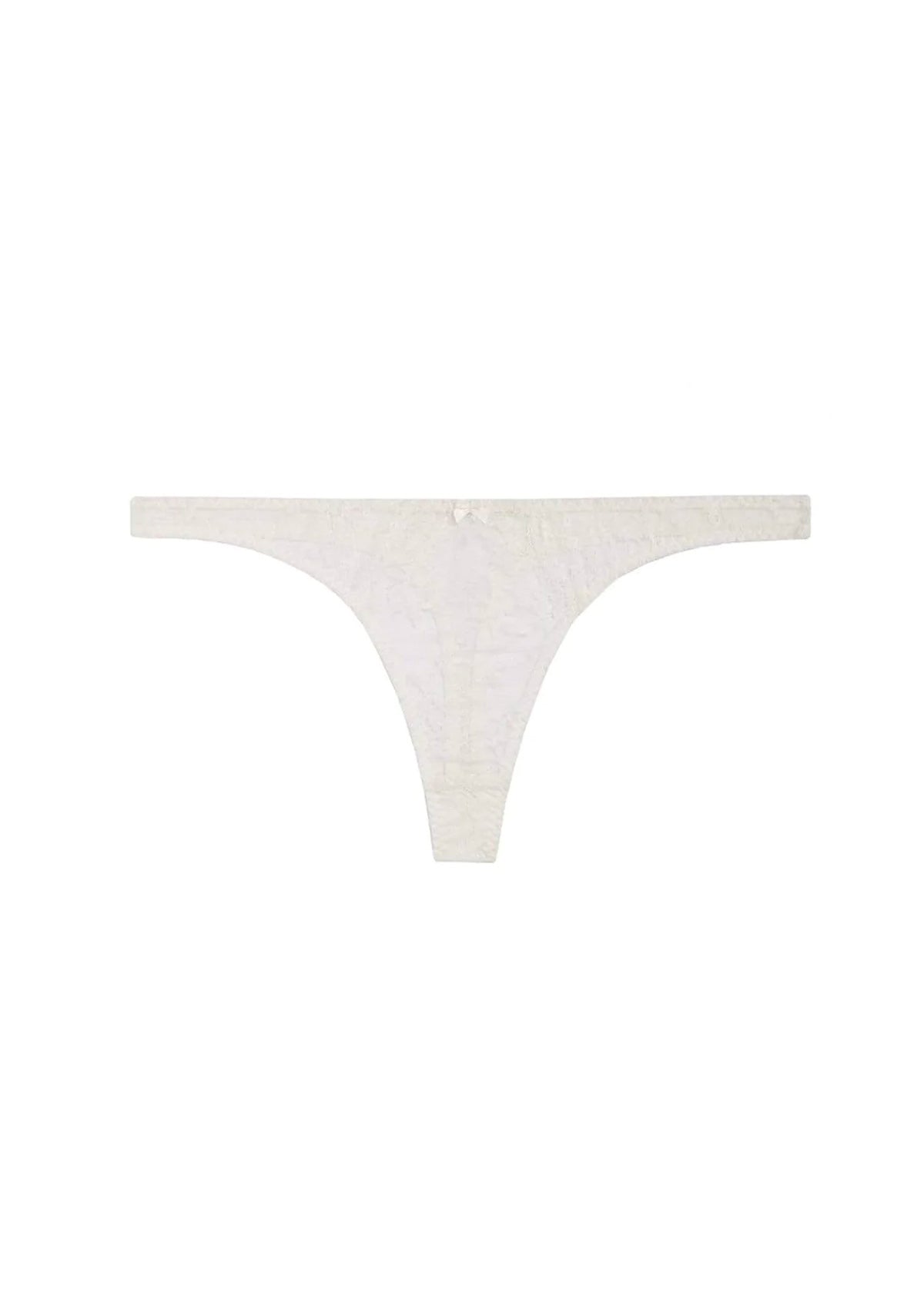 Rita Sheer Leavers Lace Thong
