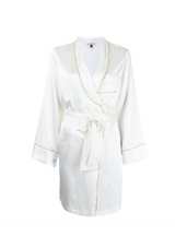 luxury silk robe for bride - gilda and pearl silk bridal loungewear