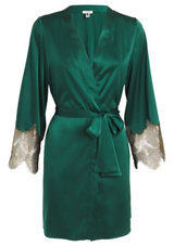 Matinee Short Robe Emerald