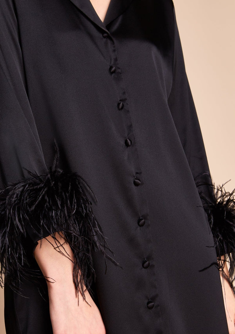 Black Silk Dress by Gilda & Pearl