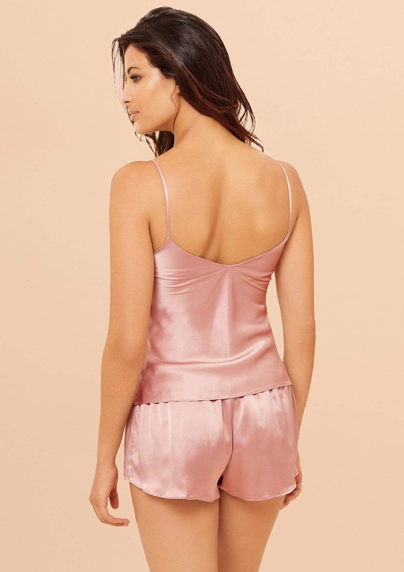 Pink Silk Camisole made in UK by Gilda & Pearl