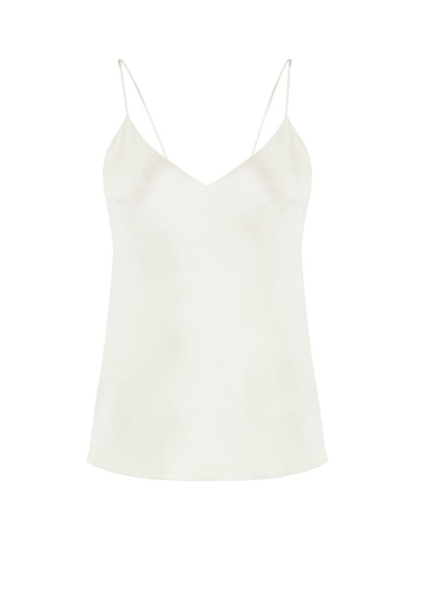 Silk Ivory Camisole made in UK by Gilda & Pearl