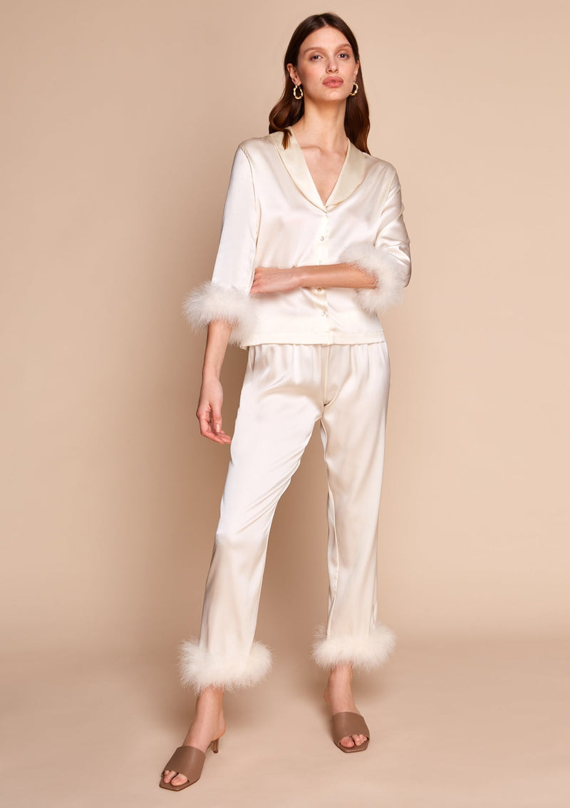 White Feather Pyjama by Gilda & Pearl
