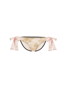 Harlow Gold Lace Tie-Side Knicker