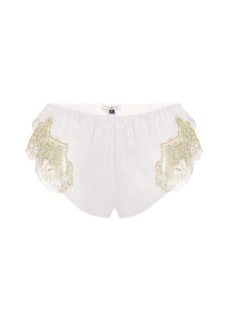 Ivory Short Tap Pants made in UK by Gilda & Pearl