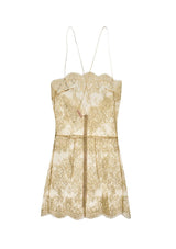 Gold Lace Slip by Gilda & Pearl