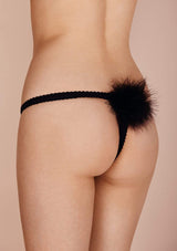 Gilda & Pearl : Feather and Silk Thong 