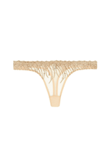 Gold Embroidery Thong by Gilda & Pearl